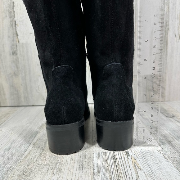 NEW Blondo Sierra Black Suede Leather Waterproof Over the Knee Boots #1295 - Picture 8 of 13